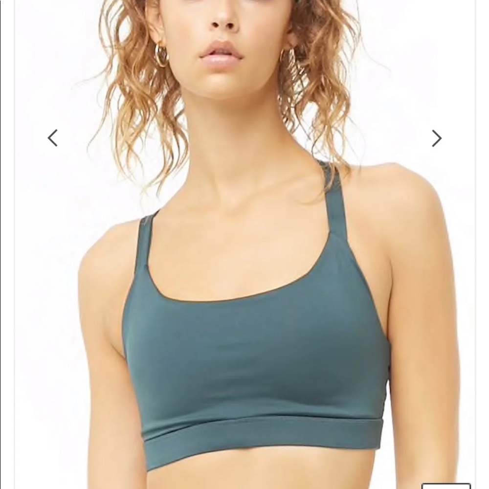 Forever 21 Teal Sports Bra